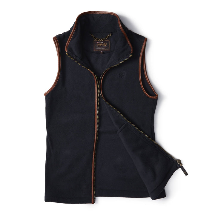 Holland Cooper Ladies Country Fleece GiletThe Holland Cooper Ladies Country Fleece Gilet in Dark Navy#Dark Navy