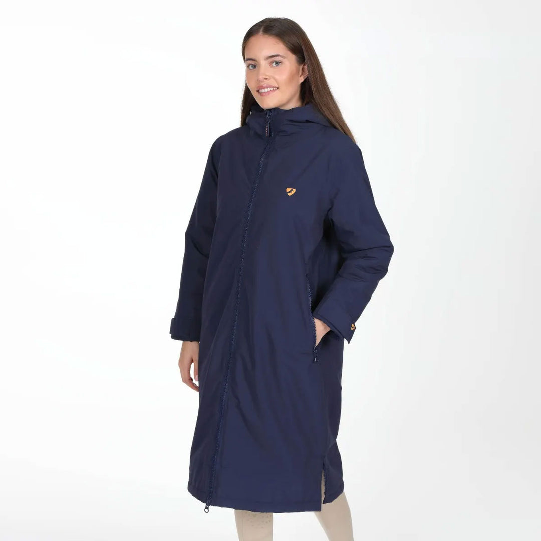 The Aubrion Core Unisex All Weather Robe in Dark Navy#Dark Navy