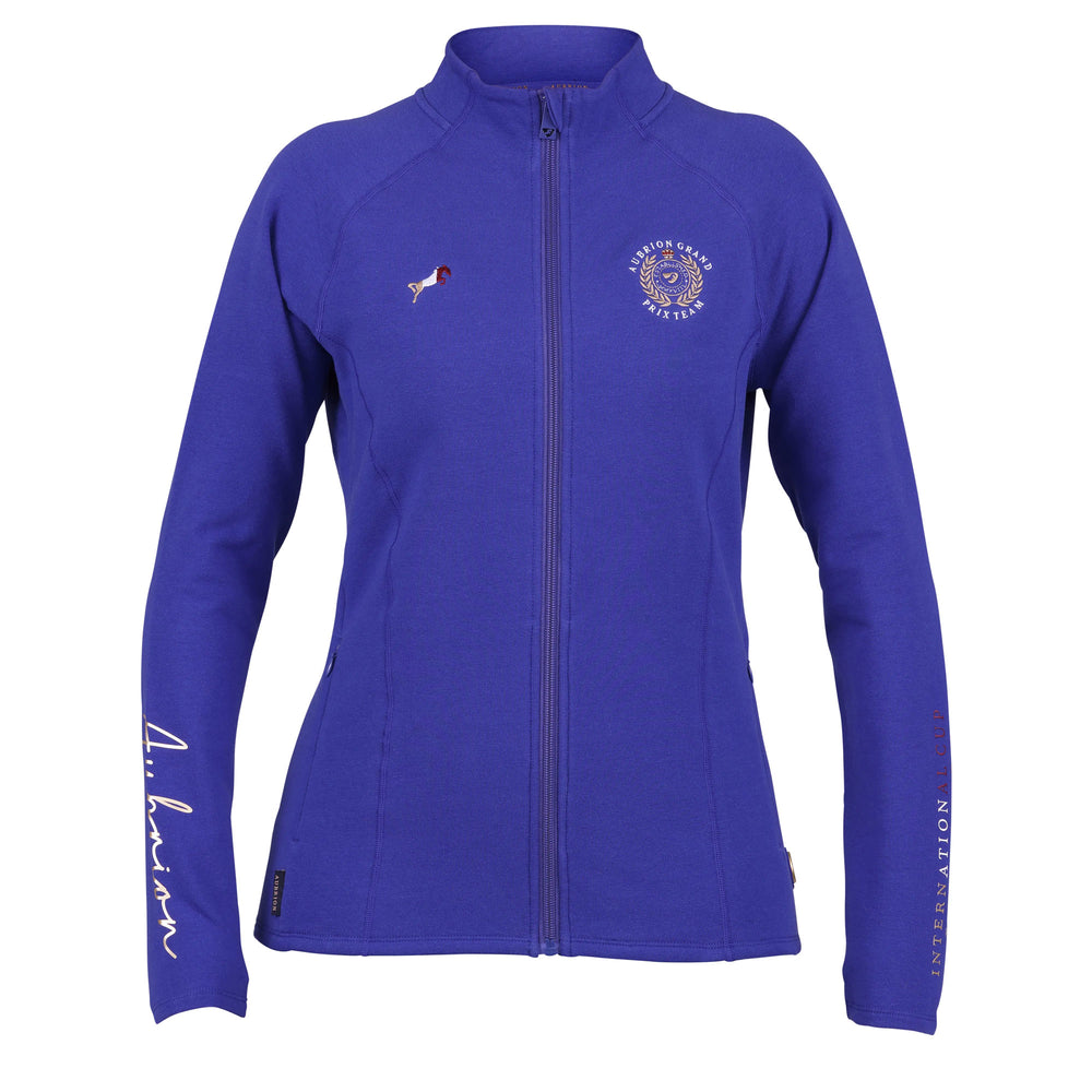 The Aubrion Ladies Team Midlayer in Blue#Blue