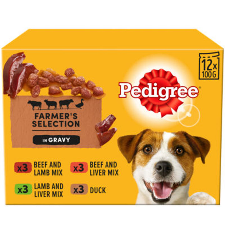 Pedigree Pouch Adult Beef Gravy 100g