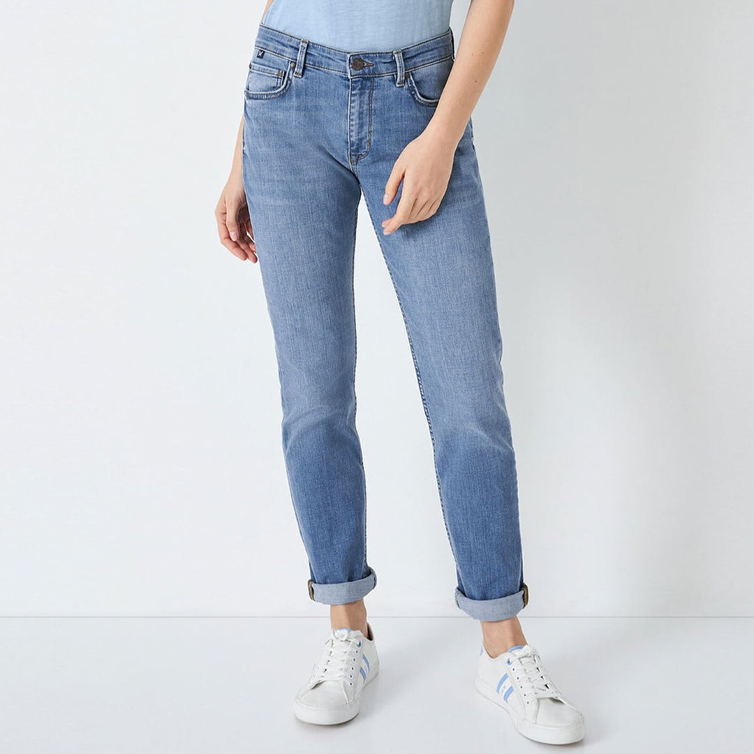The Crew Ladies Straight Leg Jeans in Denim#Denim