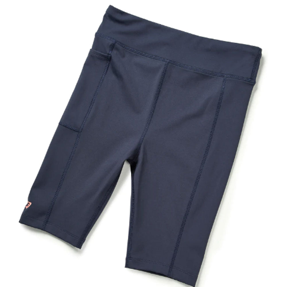 The Aubrion Young Rider Non-Stop Shorts in Navy#Navy