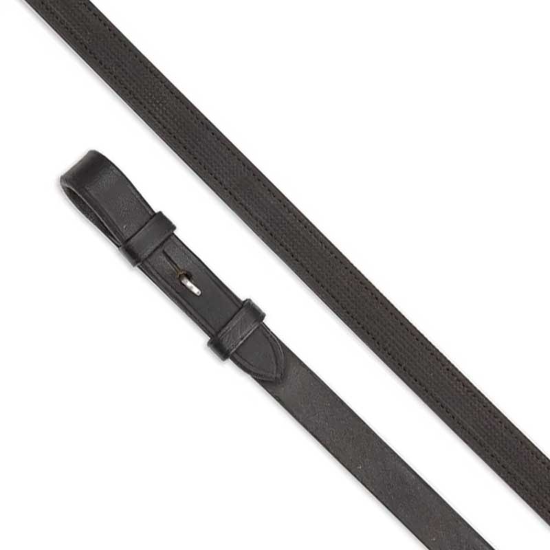 The Shires Aviemore 1/2 inch Dressage Reins in Black#Black