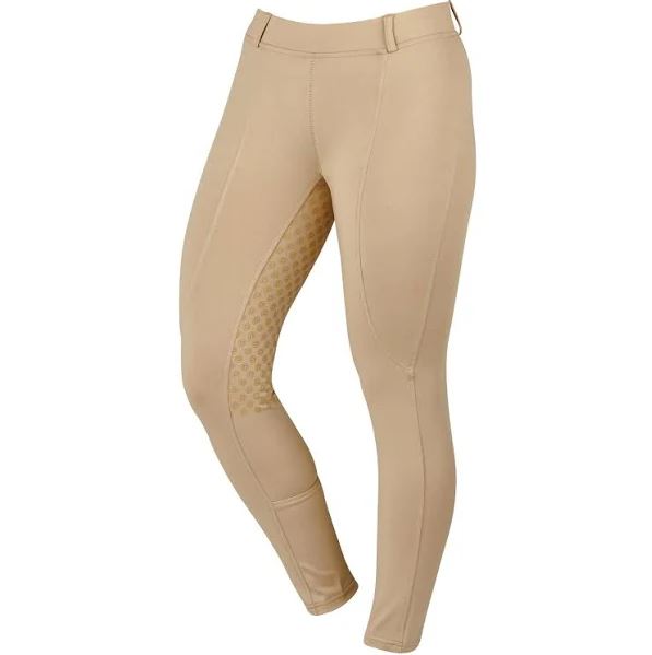 The Dublin Ladies Cool It Gel Riding Tights in Beige#Beige