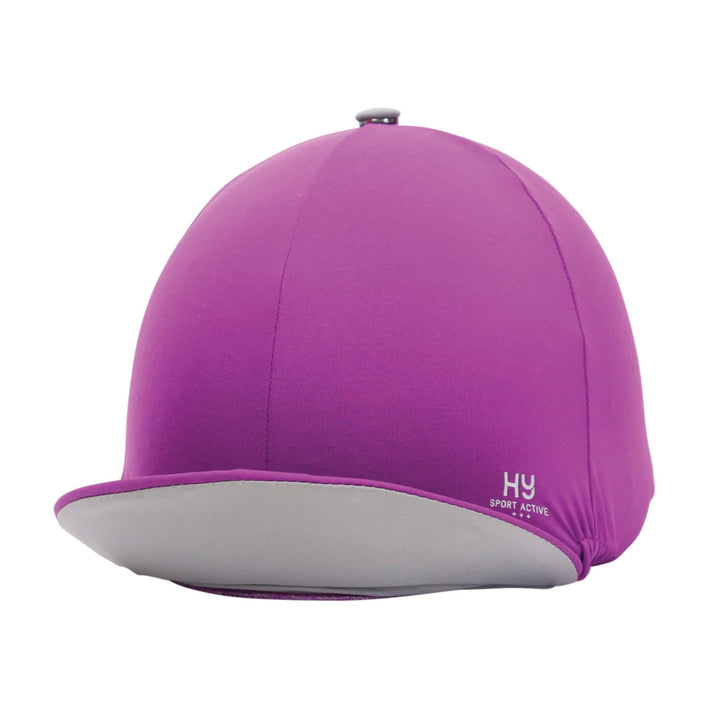 Hy Sport Active Lycra Hat Silk with Removable Pom Pom