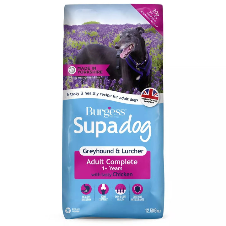 Burgess Dog Food for Greyhound & Lurchers 12.5kg