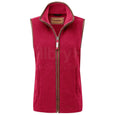 Schoffel Ladies Lyndon Fleece Gilet in Pomegranate Red#Pomegranate