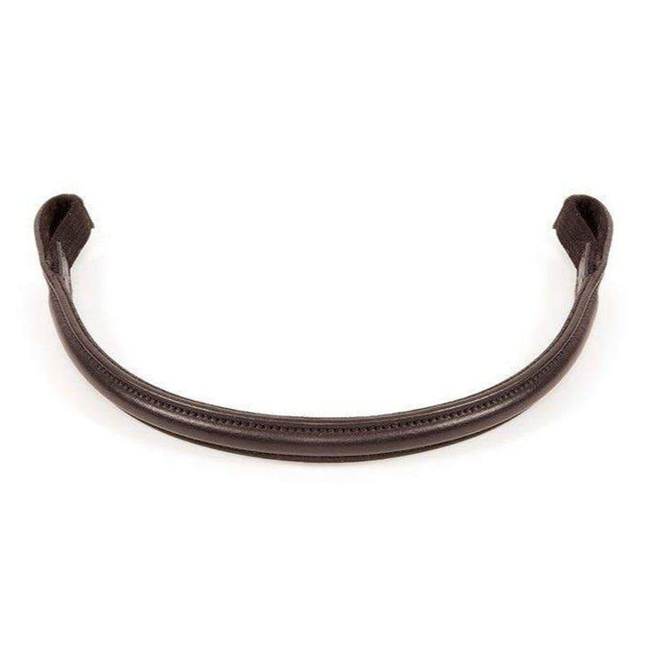 The Shires Aviemore Raised Leather Browband in Brown#Brown