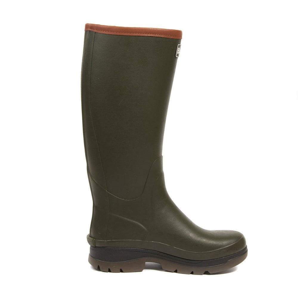 The Barbour Mens Tempest Welly in Green#Green