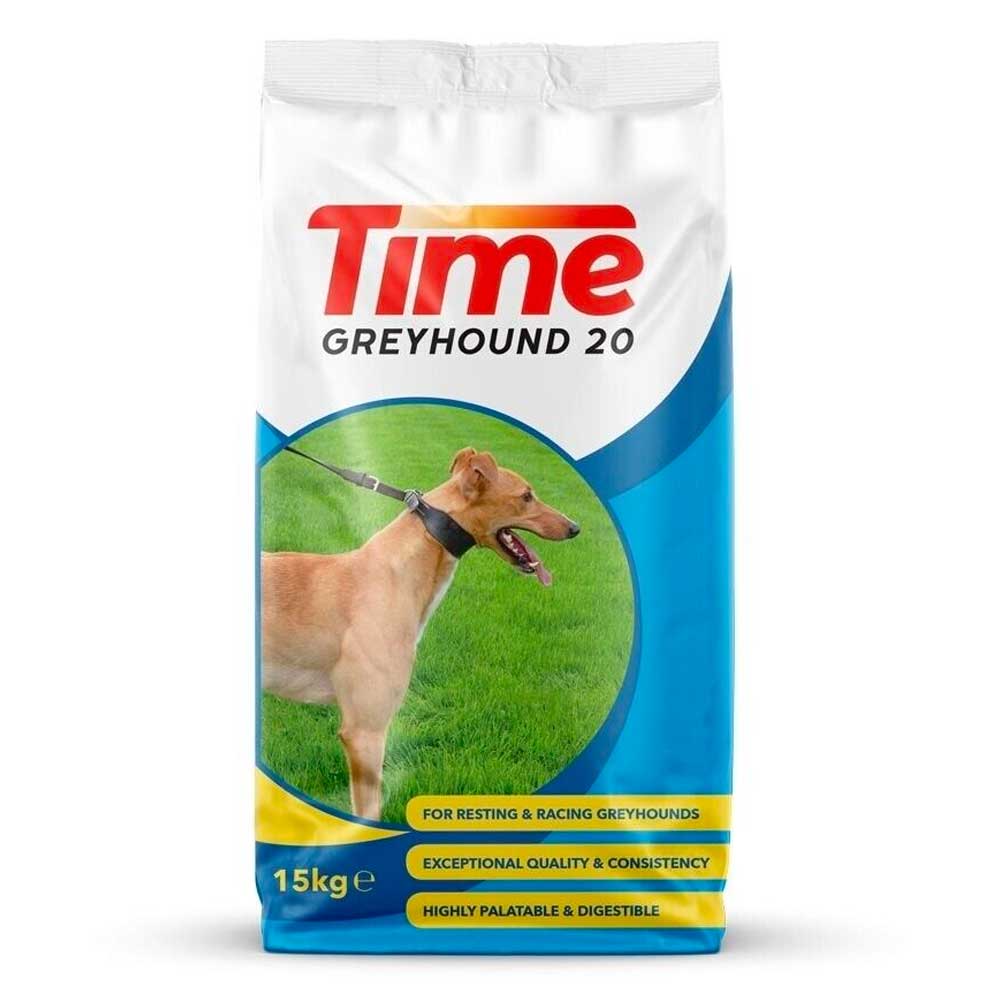 Time Greyhound 20 Dog Food 15kg Bag Millbry Hill