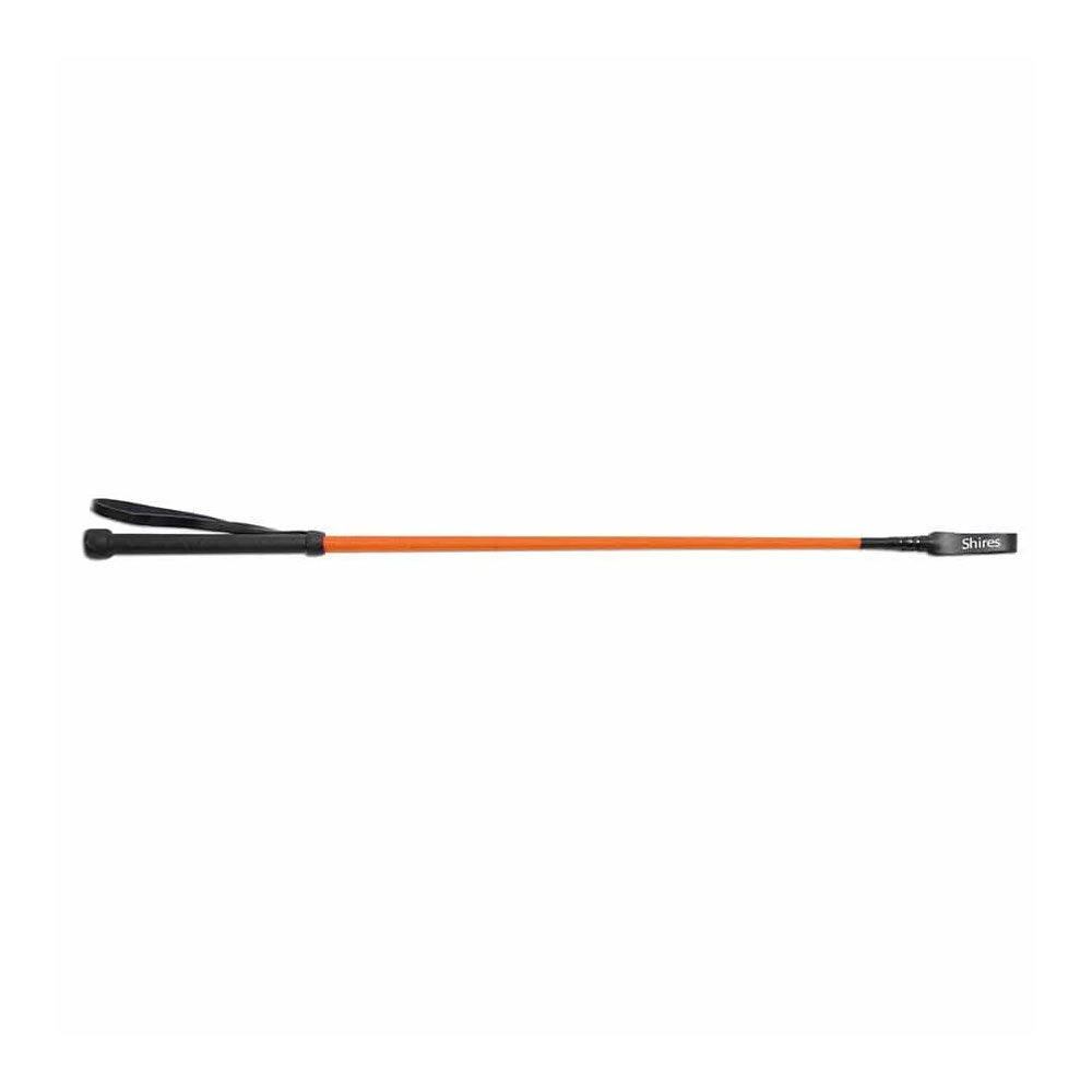 The Shires Childrens Thread Stem Whip in Orange#Orange