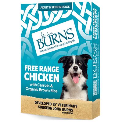Archived - Burns Organic Chicken with Carrots & Brown Rice Dog Food - Discontinued in Size 1 x 395g