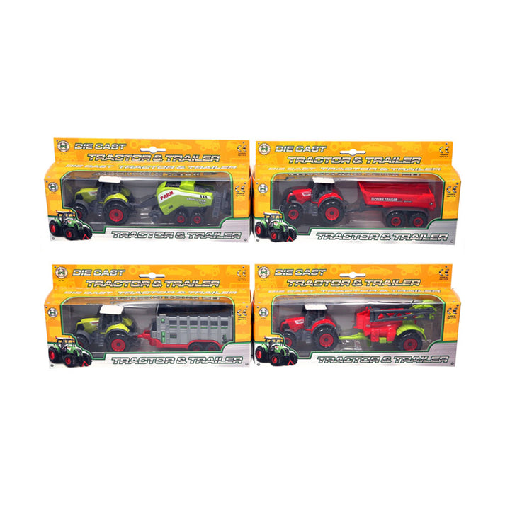 Platinum DC Toy Farm Tractor & Trailer