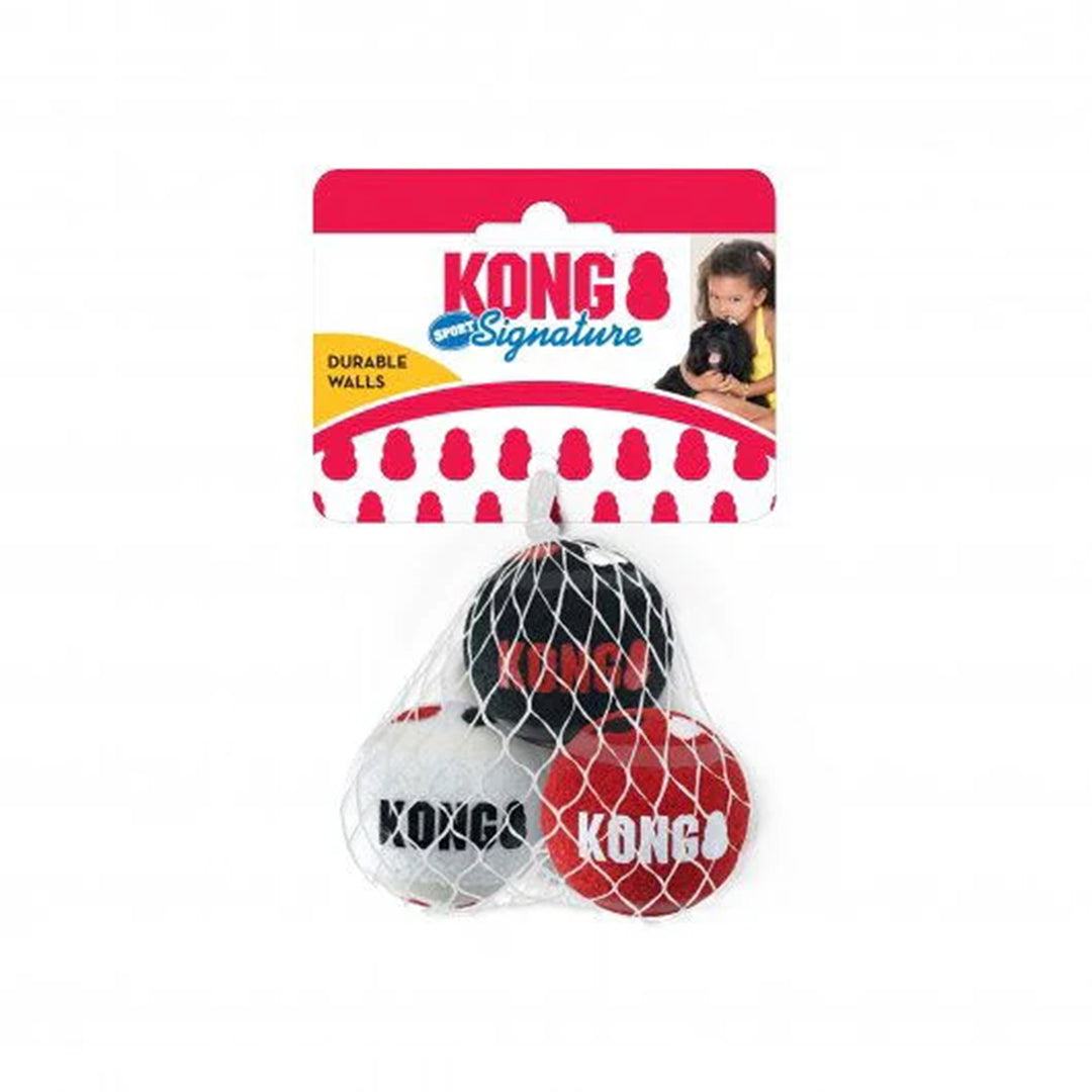 KONG Signature Sport Balls 3 Pack Small