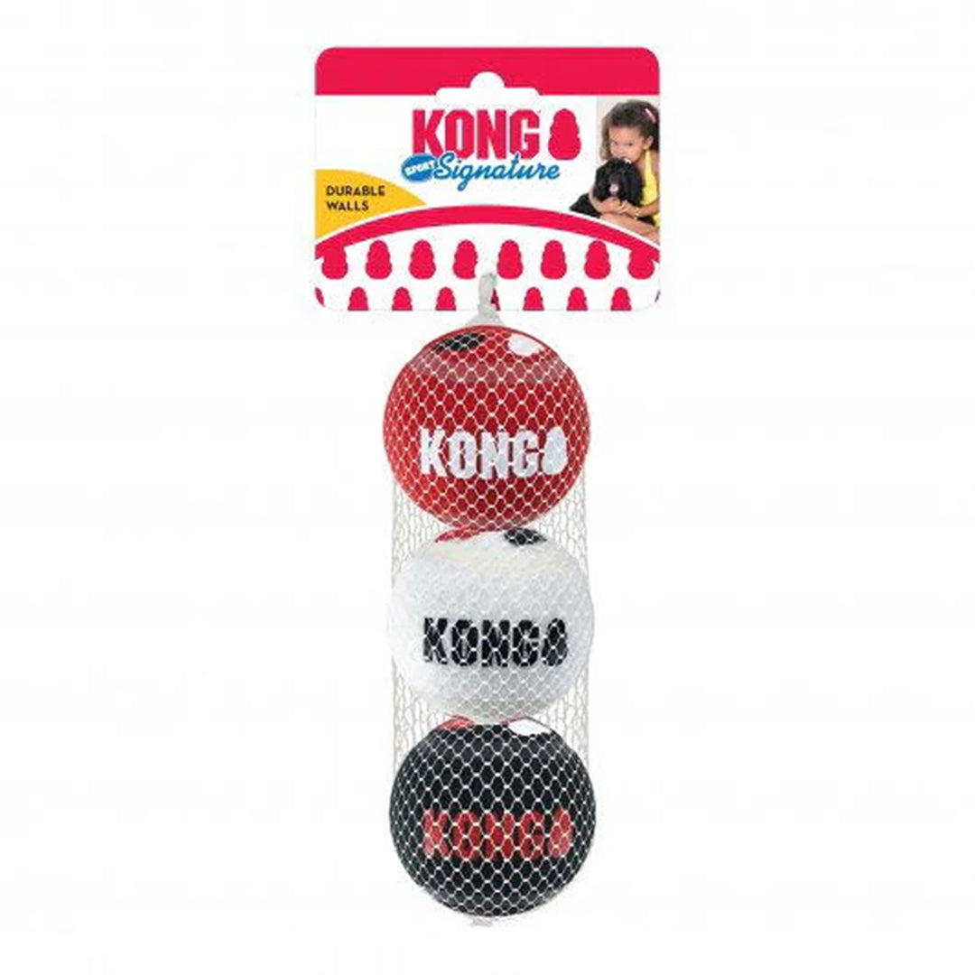KONG Signature Sport Balls 3 Pack Medium