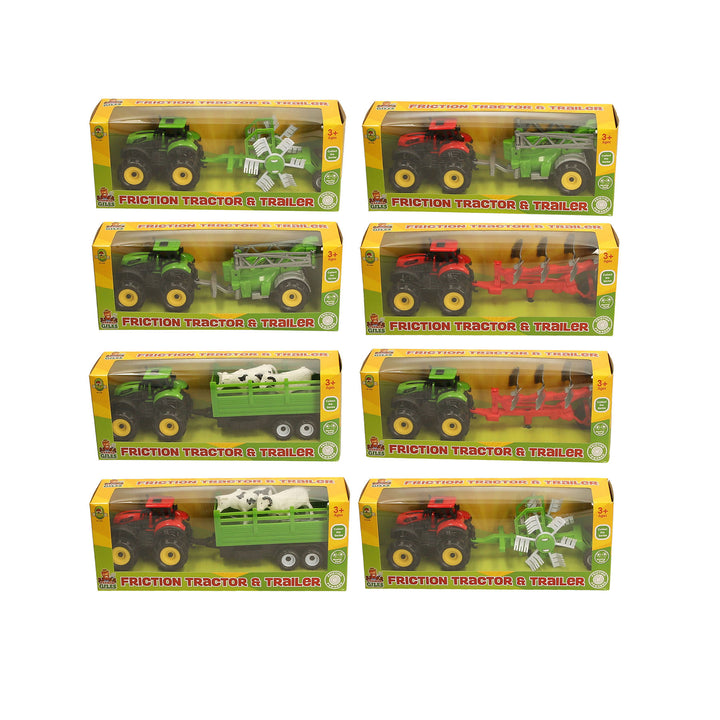 Platinum Toy Farm Tractor with Trailer