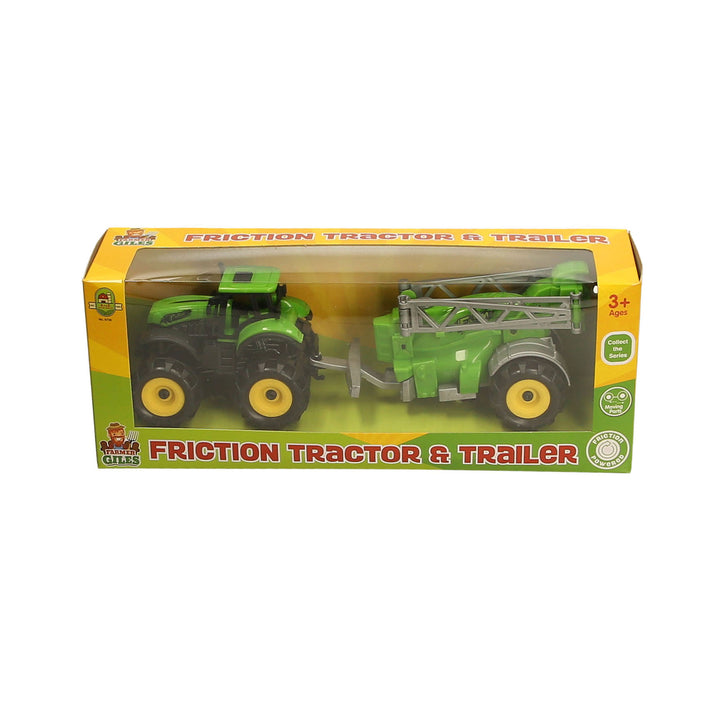 Platinum Toy Farm Tractor with Trailer