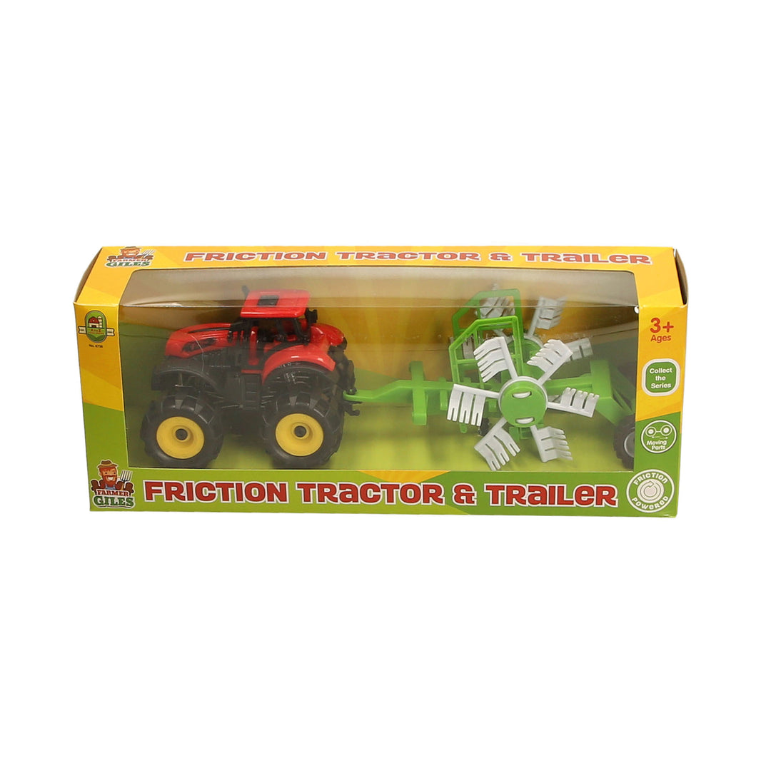 Platinum Toy Farm Tractor with Trailer