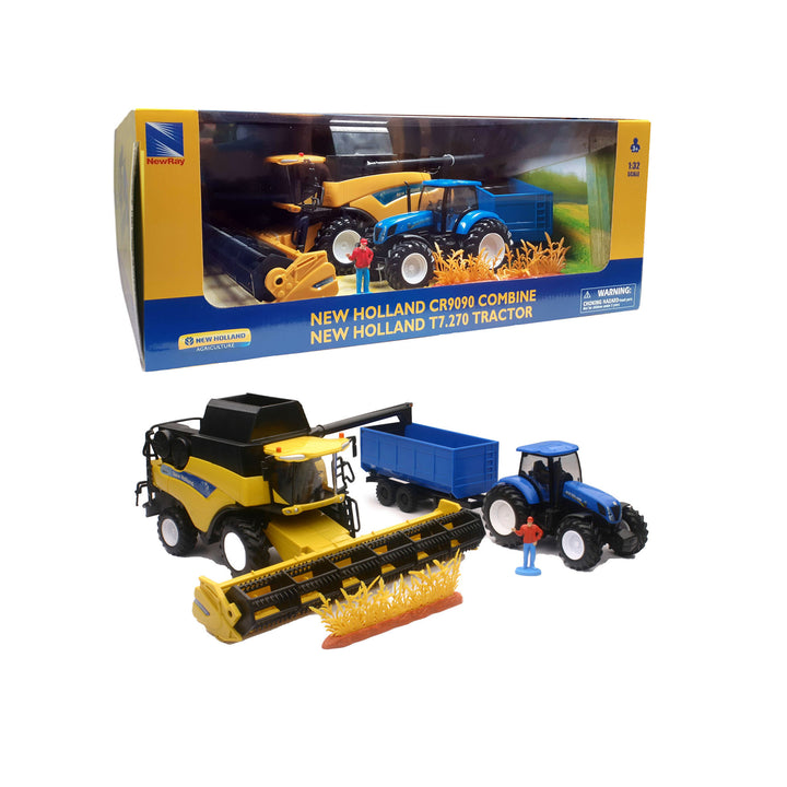 Platinum Toy Holland Combine & Tractor