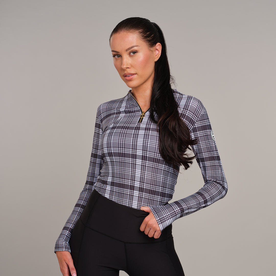 Barkers Equestrian Ladies Plaid Check Base Layer