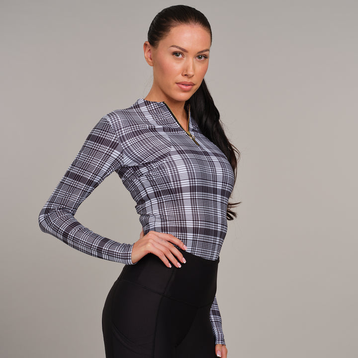 Barkers Equestrian Ladies Plaid Check Base Layer