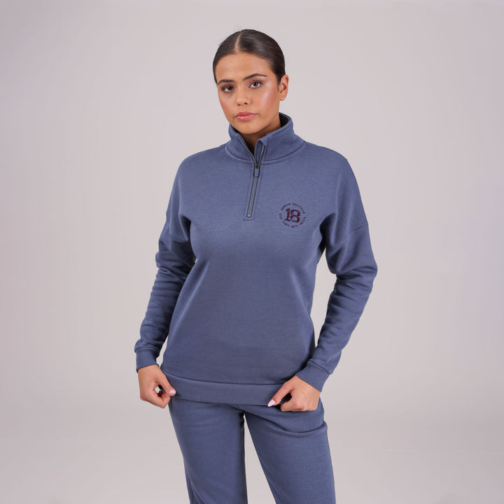 Aubrion Ladies Serene Half Zip Sweater