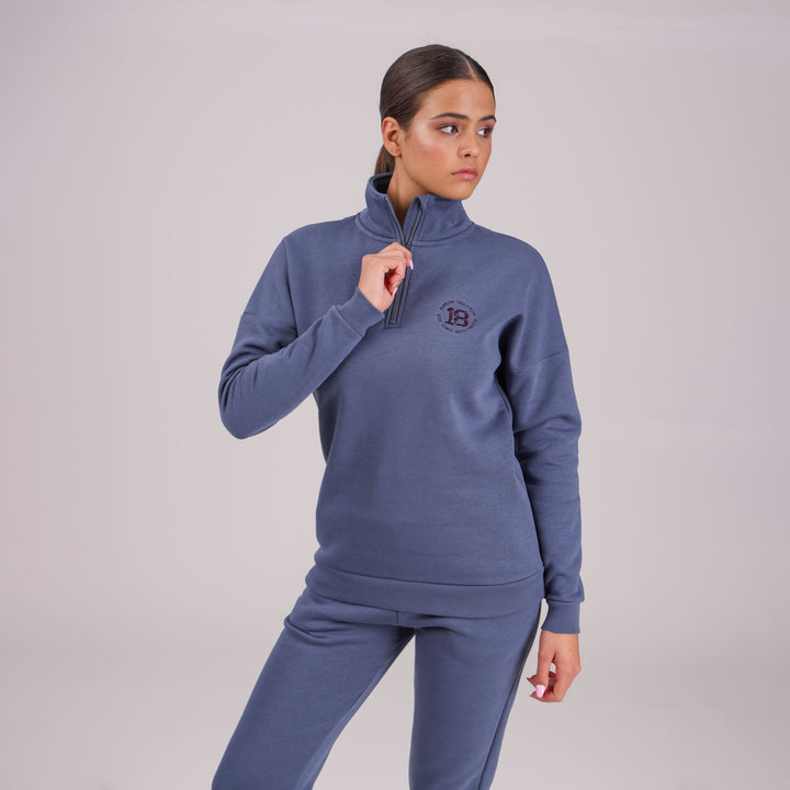 Aubrion Ladies Serene Half Zip Sweater