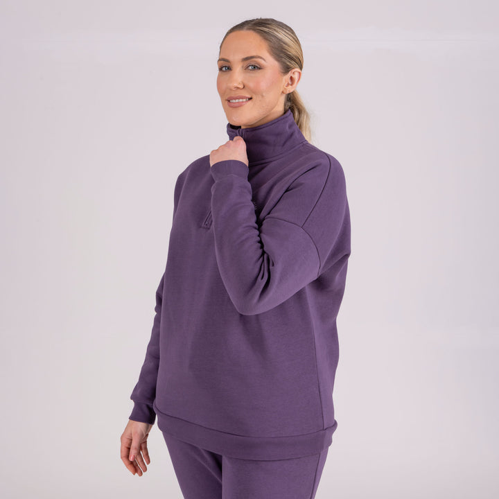 Aubrion Ladies Serene Half Zip Sweater