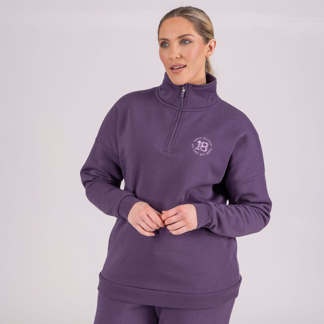 Aubrion Ladies Serene Half Zip Sweater