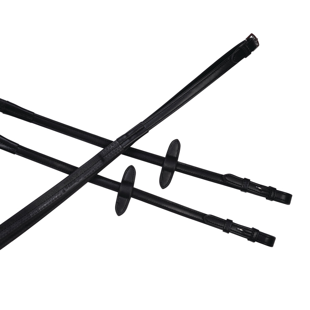 Collegiate Syntovia+ Rubber Reins#Black