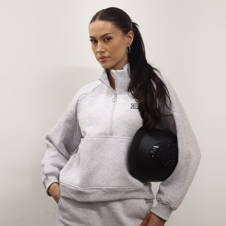 Barkers Equestrian Ladies 1/2 Zip Sweatshirt