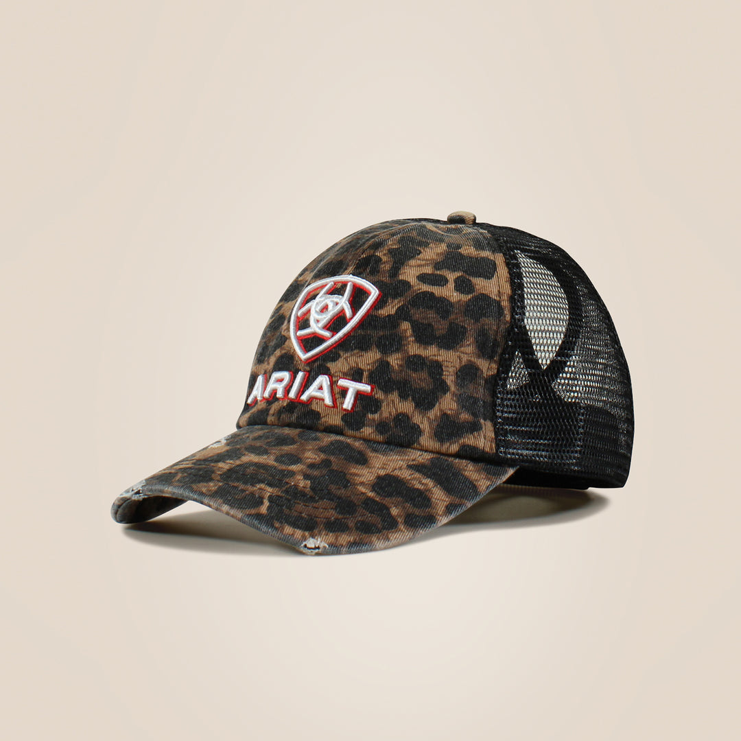 Ariat Ladies Embossed Logo Cheetah Print Cap