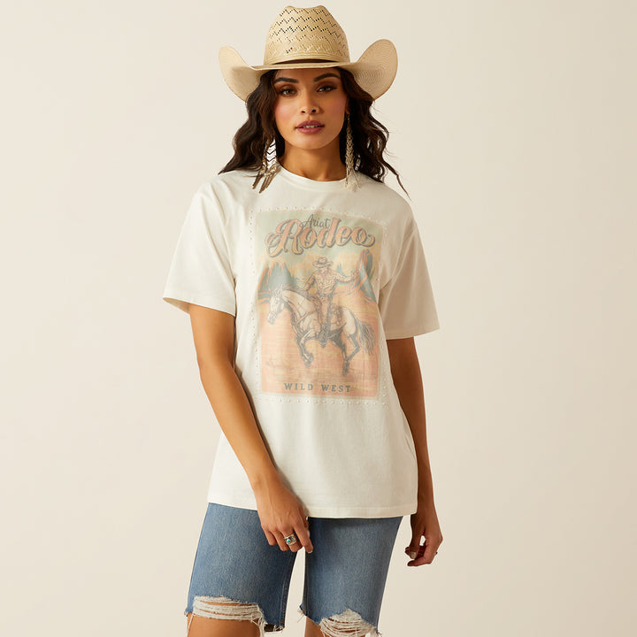 Ariat Ladies Rodeo Short Sleeved T Shirt