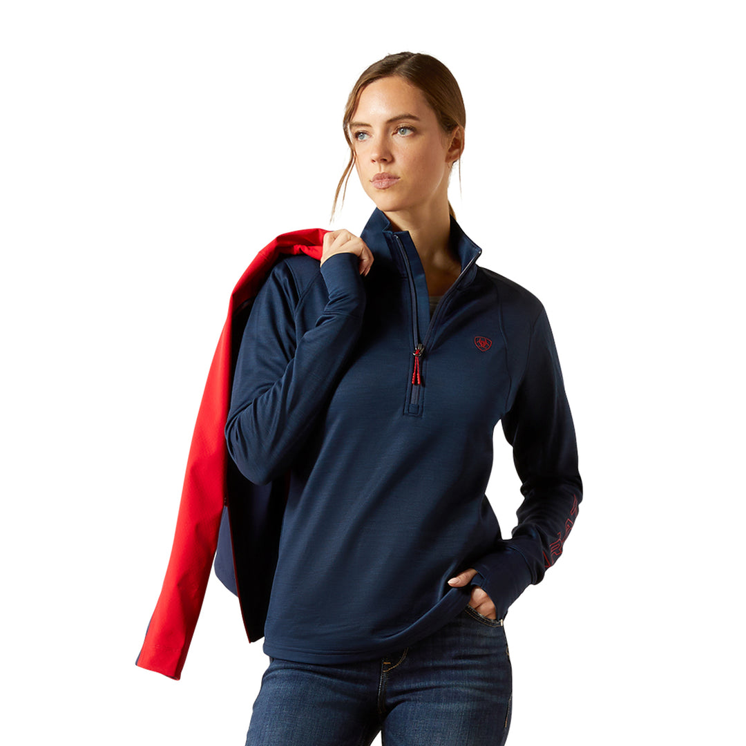 Ariat Ladies Team EQ 1/2 Zip Pullover