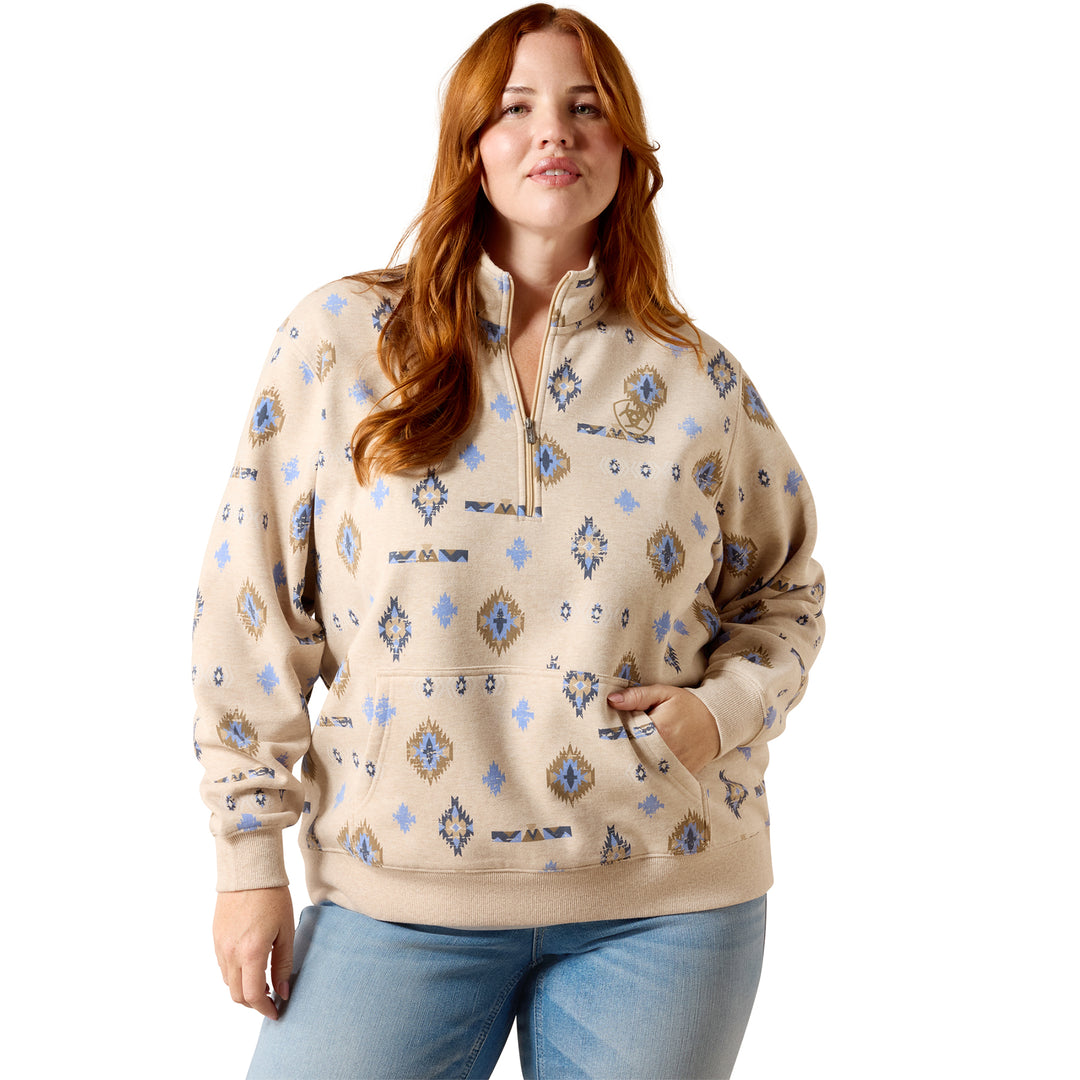 Ariat Ladies Sapphire 1/2 Zip Sweatshirt