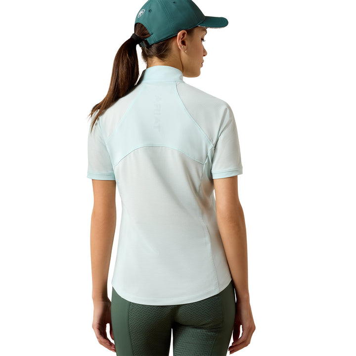 Ariat Ladies Soquel 1/4 Zip Short Sleeve Base Layer