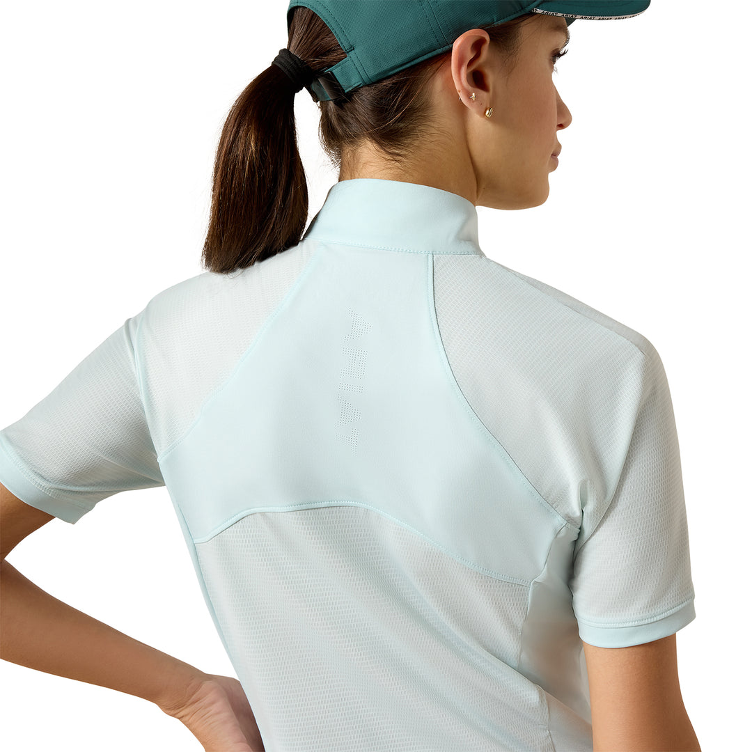 Ariat Ladies Soquel 1/4 Zip Short Sleeve Base Layer