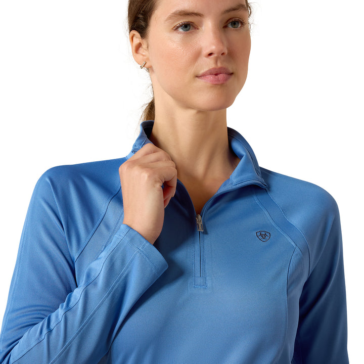 Ariat Ladies Sunstopper 3.0 1/4 Zip Base Layer