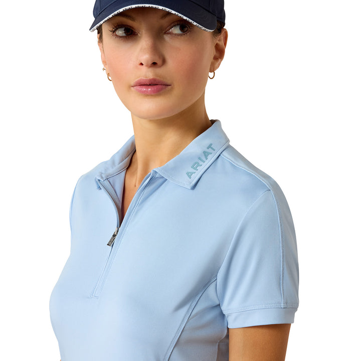 Ariat Ladies Bandera 1/4 Zip Short Sleeve Polo