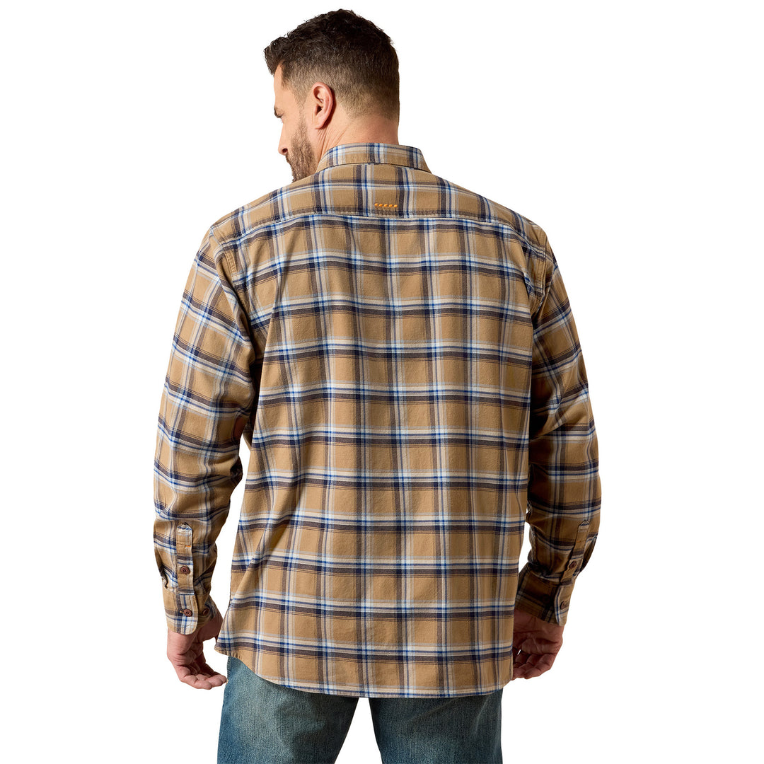 Ariat Mens Rebar Flannel DuraStretch Work Shirt