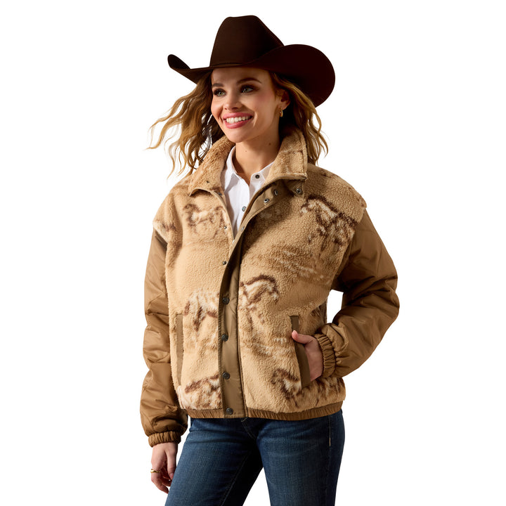 Ariat Ladies Sherpa Blocked Jacket