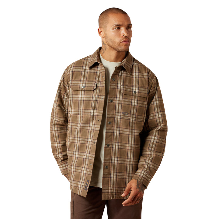Ariat Mens Rebar Flannel Insulated Shirt Jacket