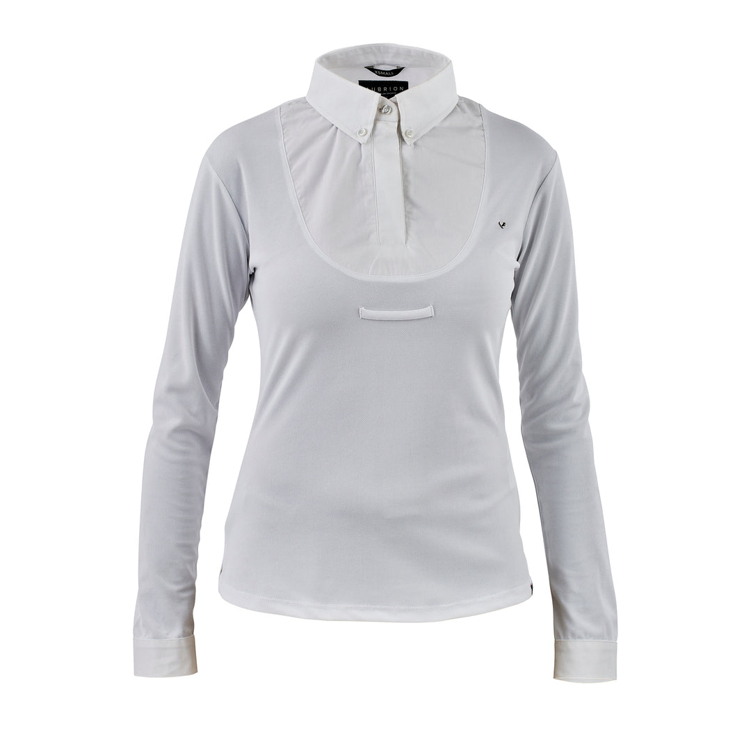 Aubrion Ladies Long Sleeve Zip Tie Shirt