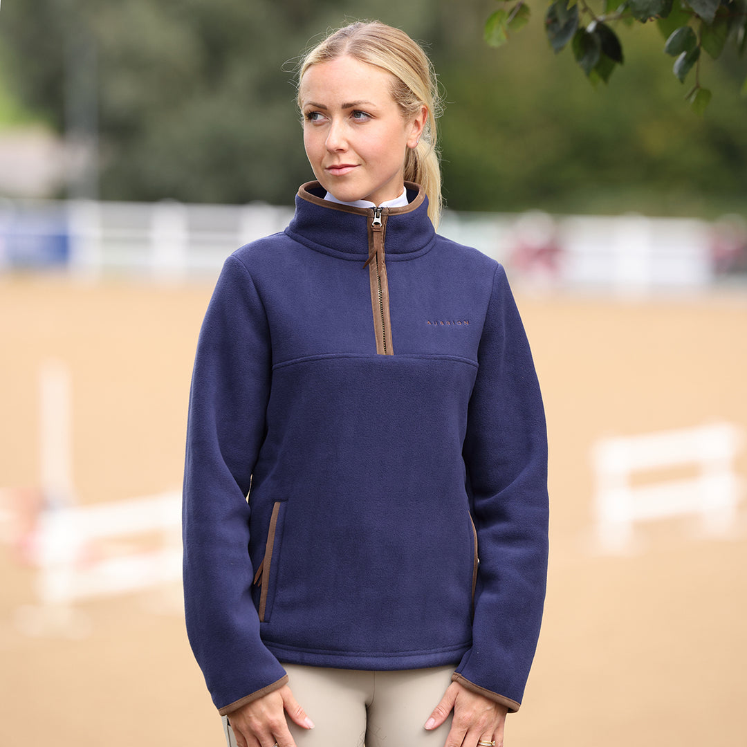 Aubrion Ladies Core Half Zip Fleece