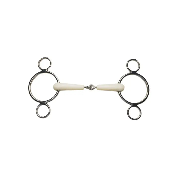 Korsteel Flexi Jointed 2 Ring Dutch Gag Bit