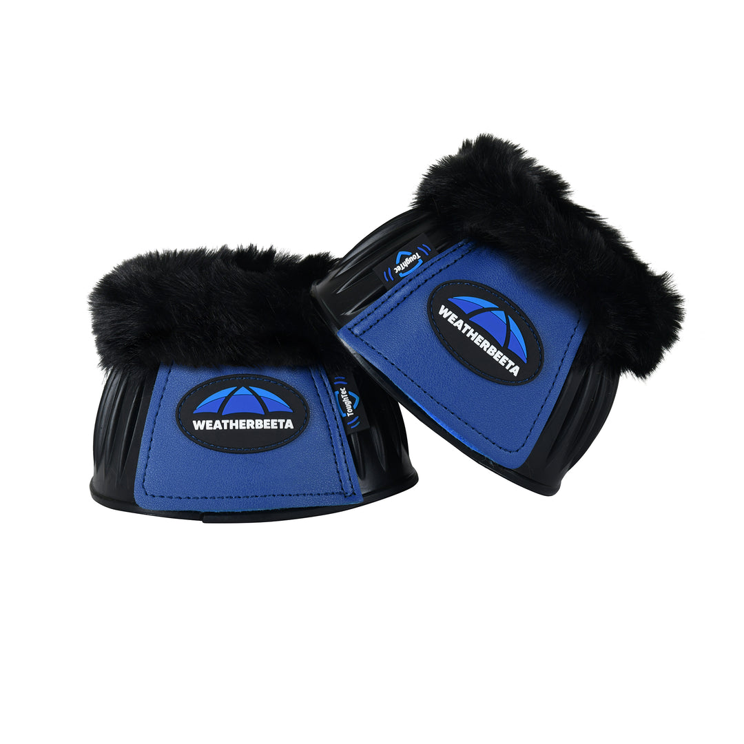 Weatherbeeta Tough-Tec Prime Fleece Trim Rubber Bell Boots
