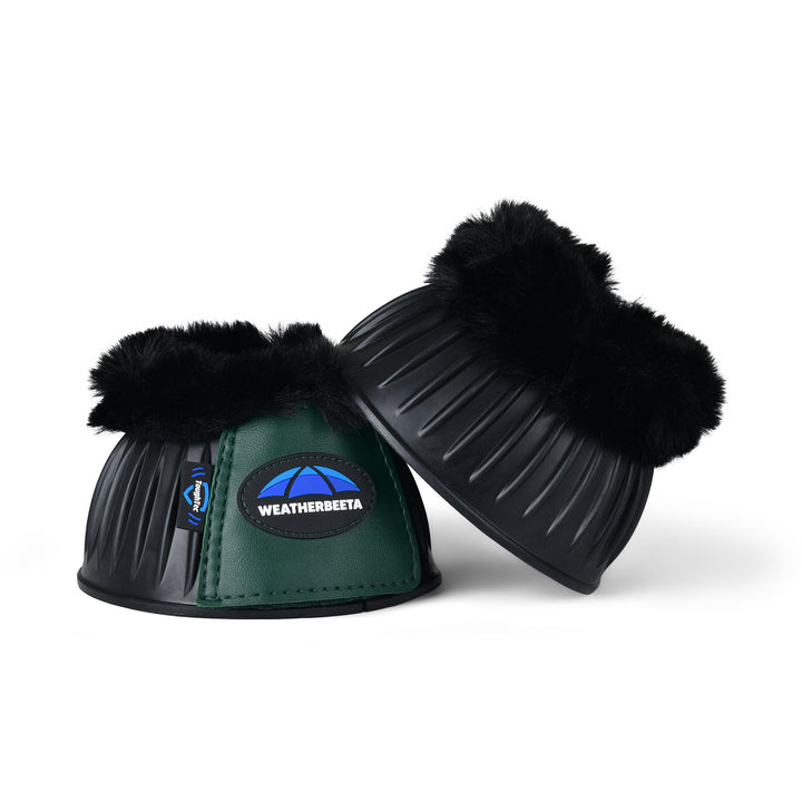 Weatherbeeta Tough-Tec Prime Fleece Trim Rubber Bell Boots