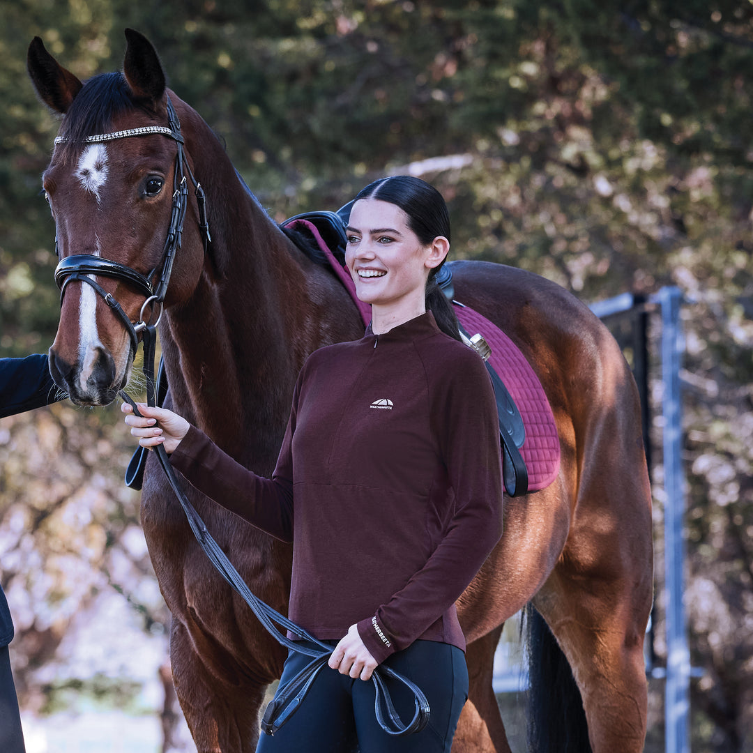 Weatherbeeta Bamboo Long Sleeve Performance Base Layer