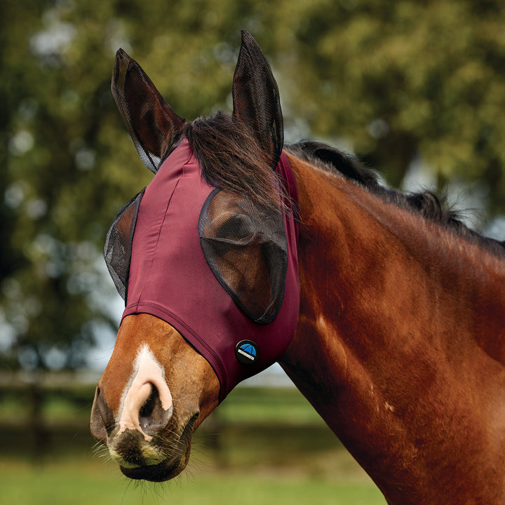 Weatherbeeta ComFiTec Deluxe Stretch Fly Mask with Ears