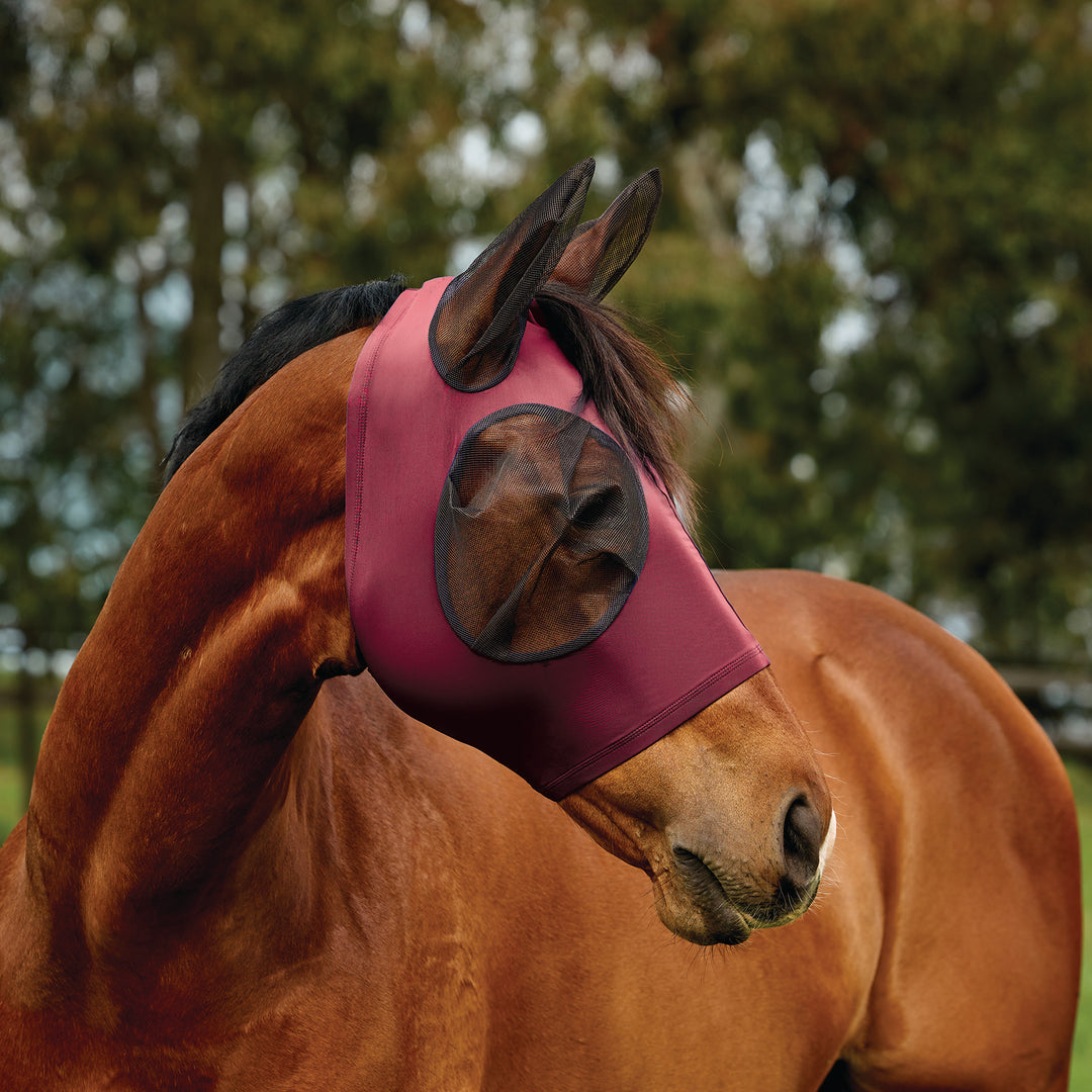 Weatherbeeta ComFiTec Deluxe Stretch Fly Mask with Ears